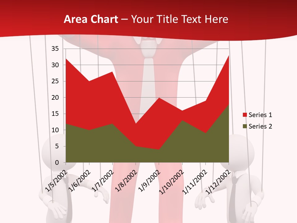 Controlling White Rope PowerPoint Template