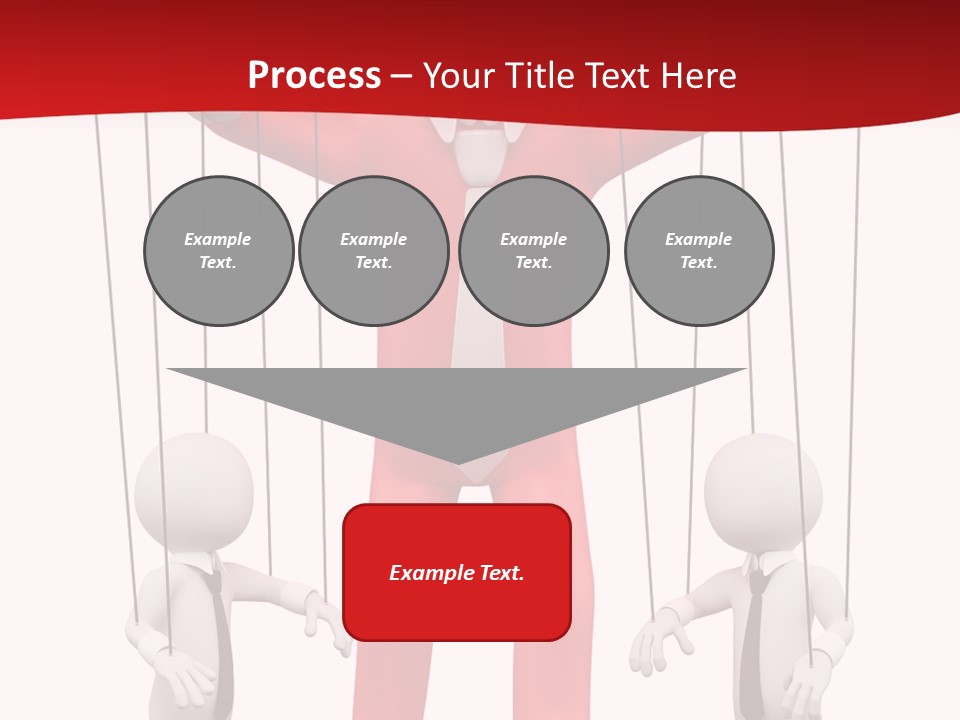 Controlling White Rope PowerPoint Template