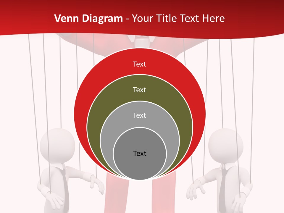 Controlling White Rope PowerPoint Template