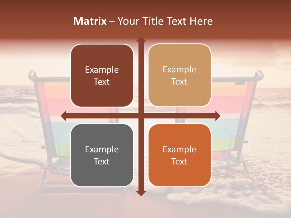 Two Coast Seaside PowerPoint Template