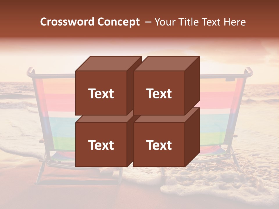 Two Coast Seaside PowerPoint Template