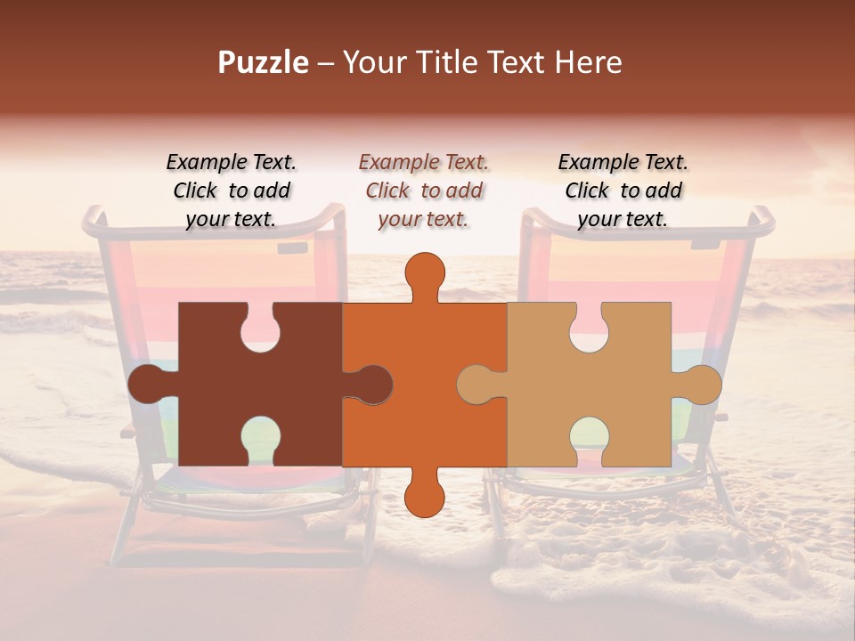 Two Coast Seaside PowerPoint Template