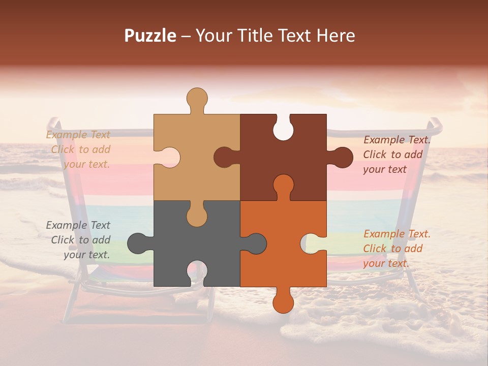 Two Coast Seaside PowerPoint Template