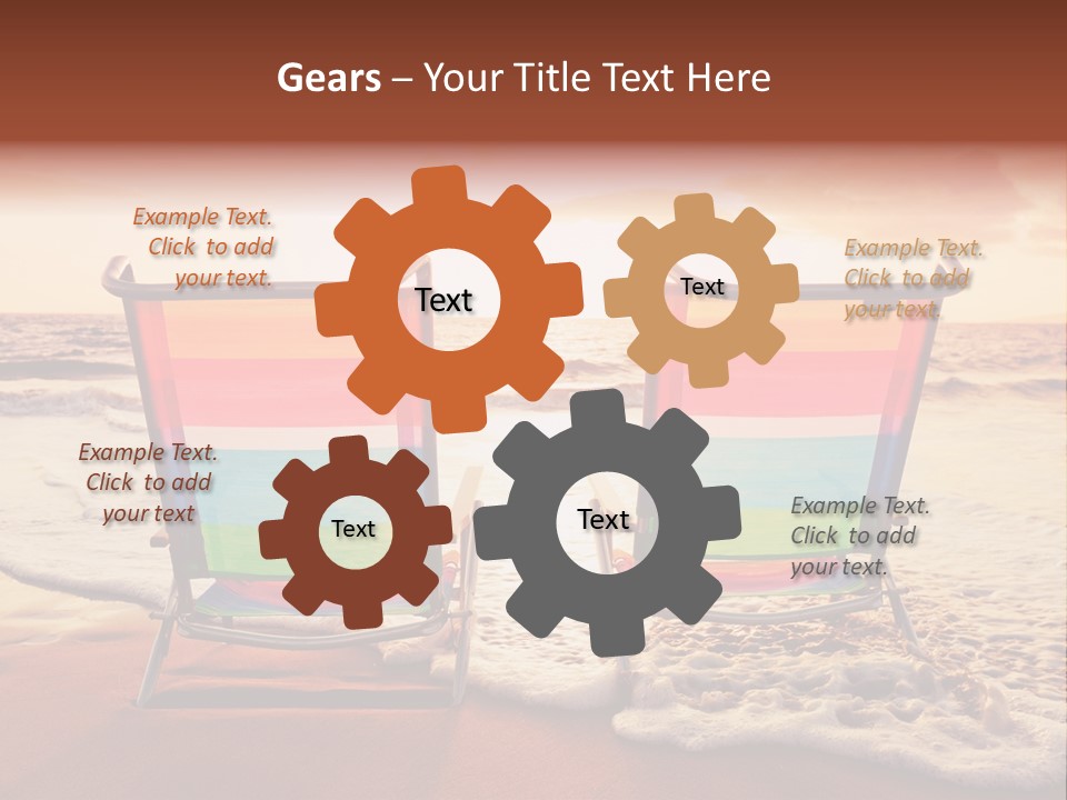 Two Coast Seaside PowerPoint Template