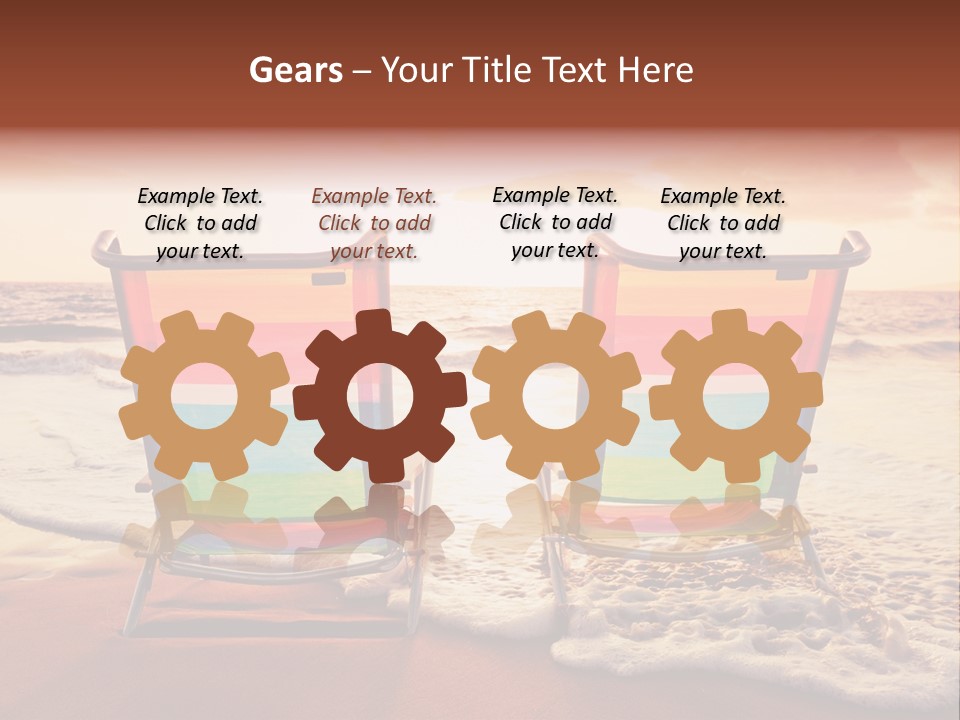 Two Coast Seaside PowerPoint Template