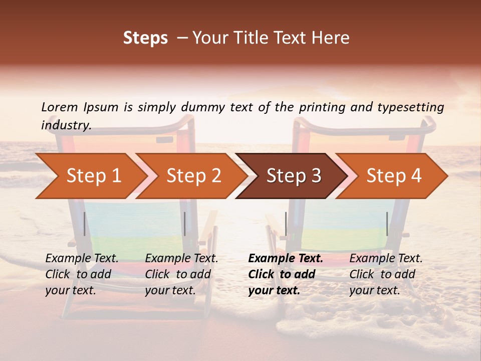 Two Coast Seaside PowerPoint Template