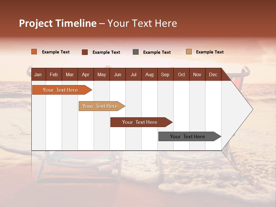 Two Coast Seaside PowerPoint Template