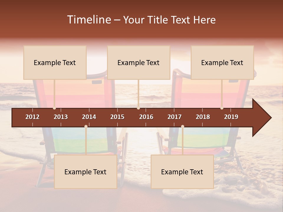 Two Coast Seaside PowerPoint Template