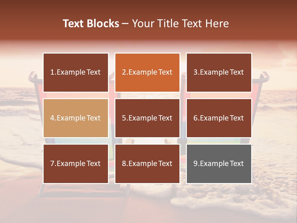 Two Coast Seaside PowerPoint Template