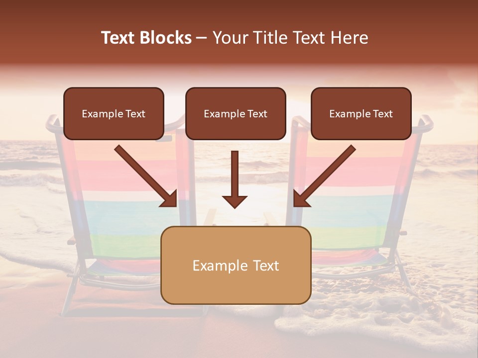 Two Coast Seaside PowerPoint Template