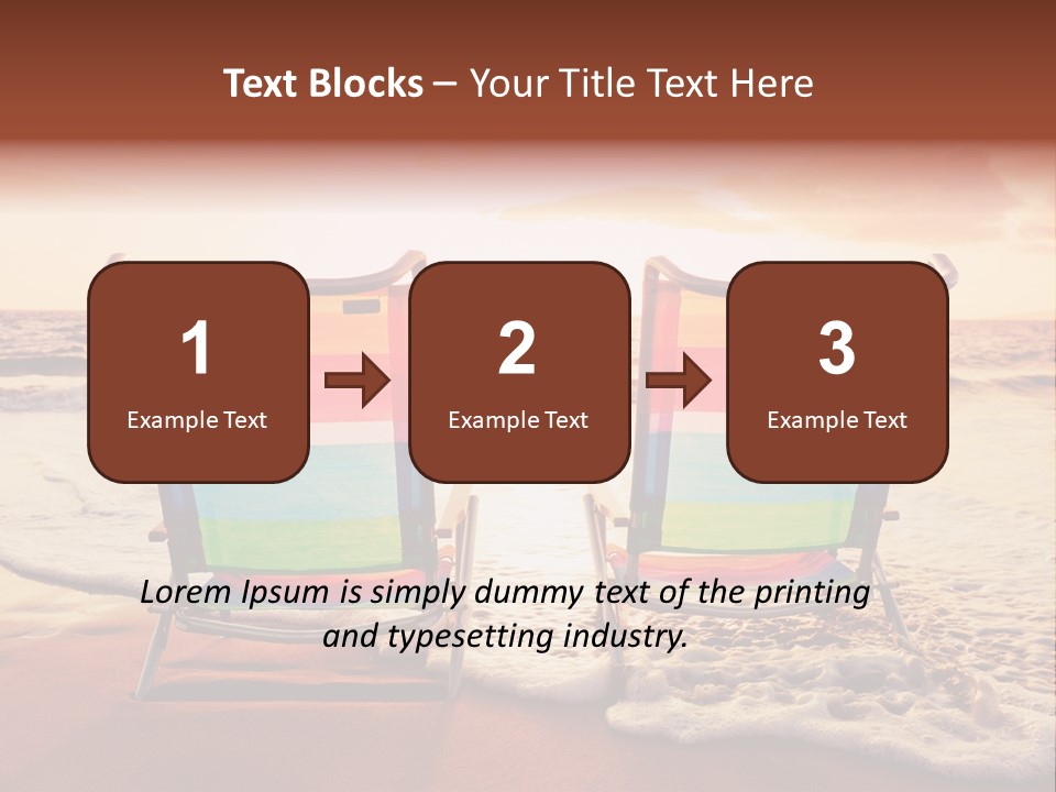 Two Coast Seaside PowerPoint Template