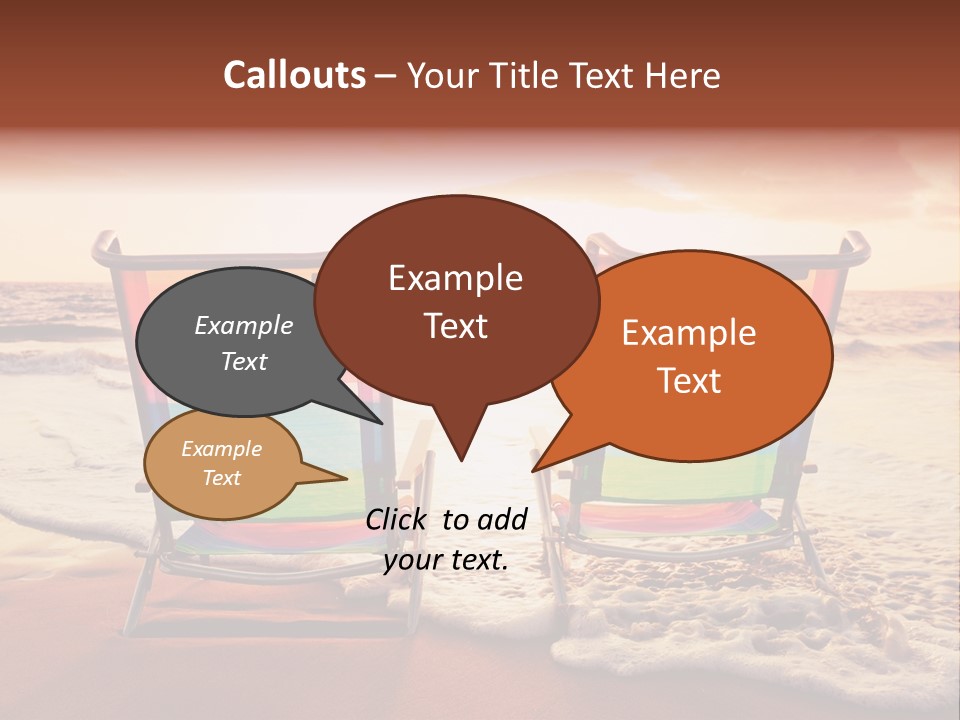 Two Coast Seaside PowerPoint Template