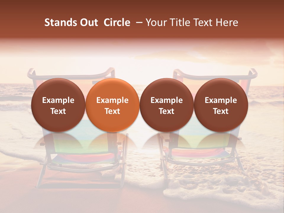 Two Coast Seaside PowerPoint Template