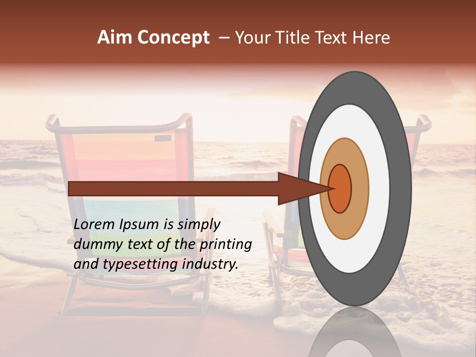 Two Coast Seaside PowerPoint Template