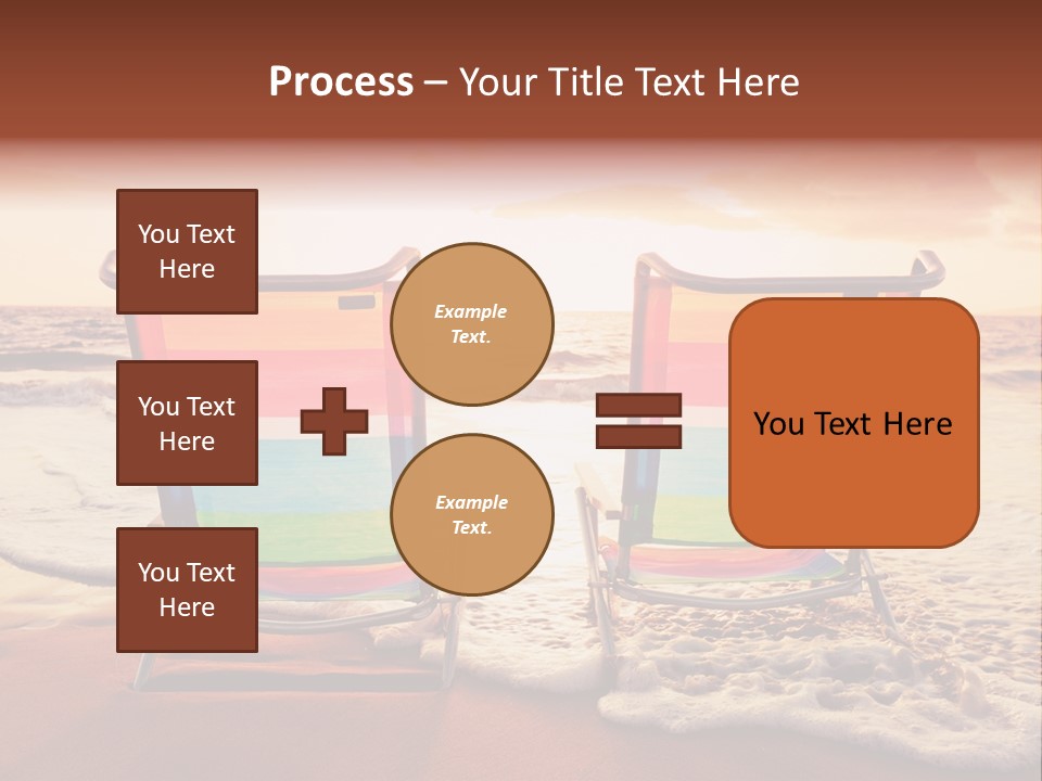 Two Coast Seaside PowerPoint Template