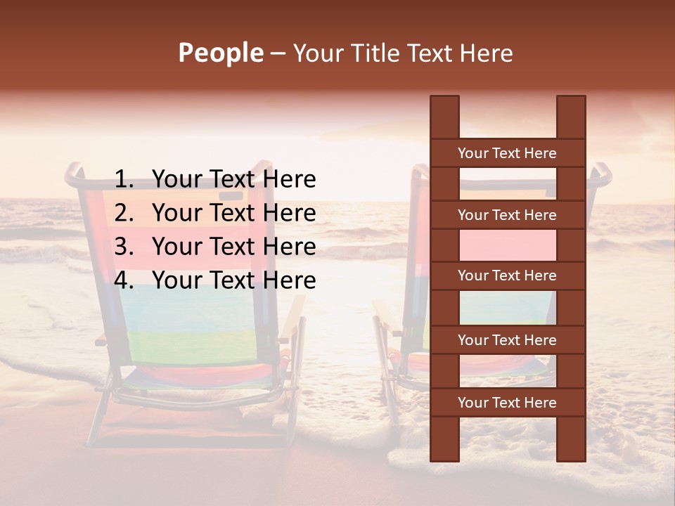 Two Coast Seaside PowerPoint Template