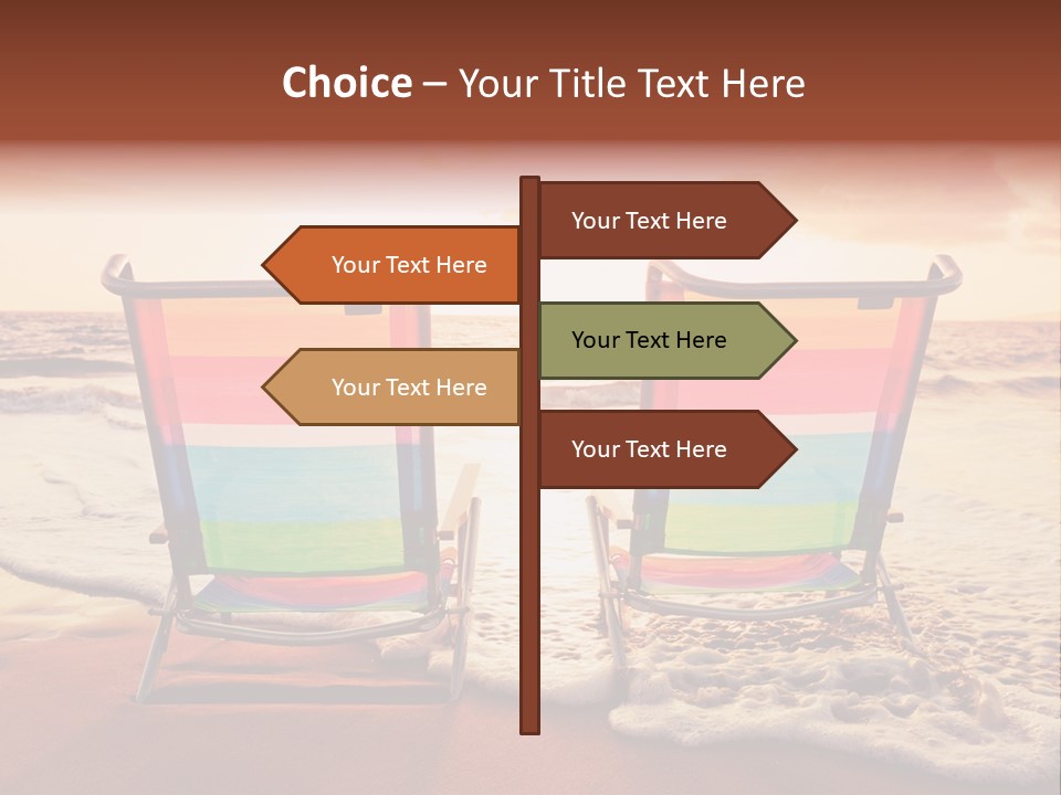 Two Coast Seaside PowerPoint Template