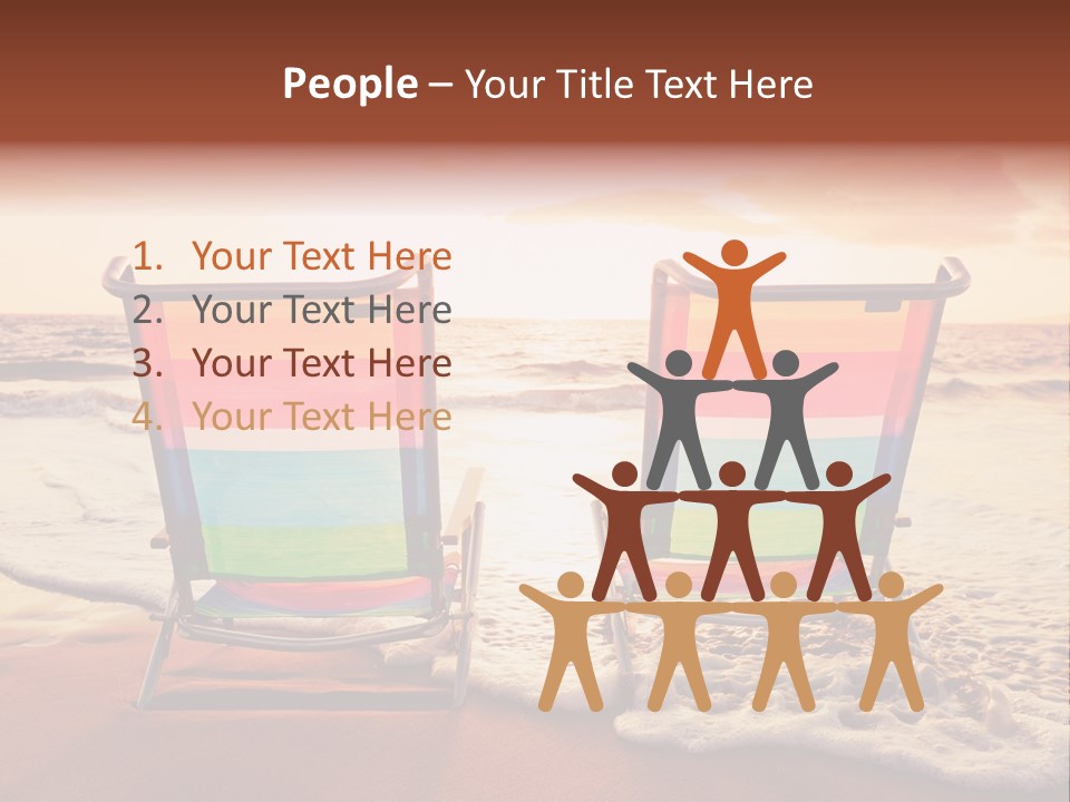 Two Coast Seaside PowerPoint Template