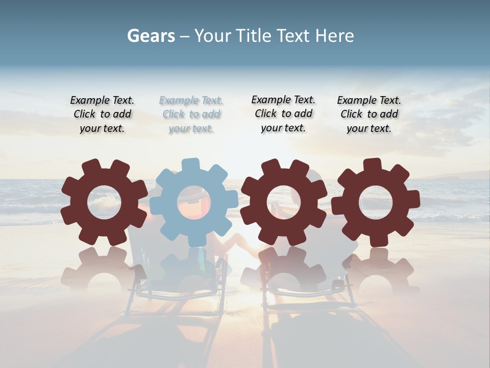 Two Romance Outdoors PowerPoint Template