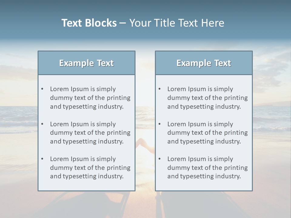 Two Romance Outdoors PowerPoint Template