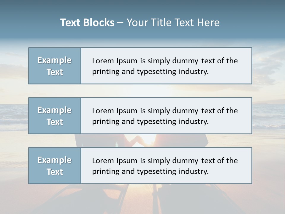 Two Romance Outdoors PowerPoint Template