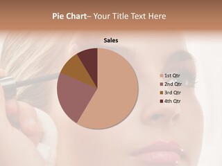 Blond Woman Adorning PowerPoint Template