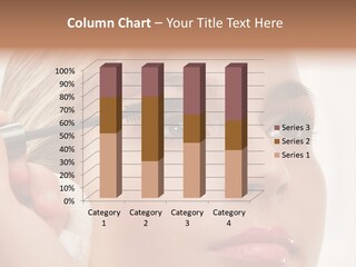 Blond Woman Adorning PowerPoint Template