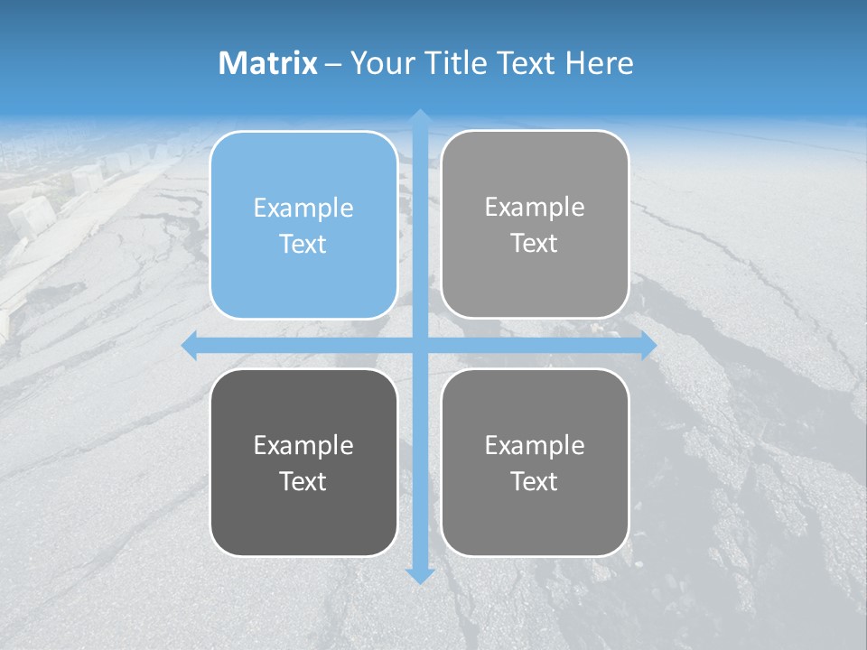 Rock Damage Broken PowerPoint Template
