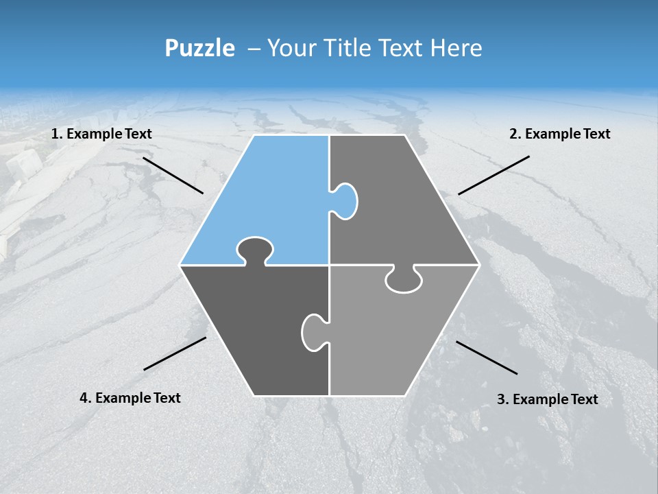 Rock Damage Broken PowerPoint Template