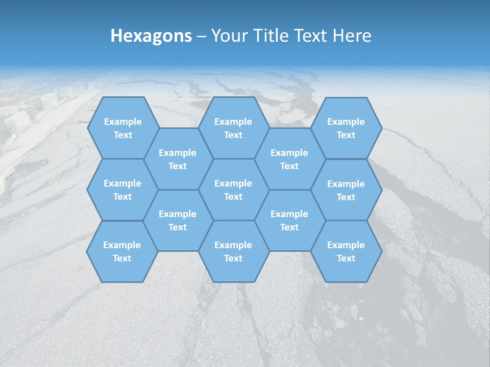 Rock Damage Broken PowerPoint Template