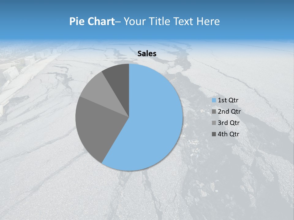Rock Damage Broken PowerPoint Template