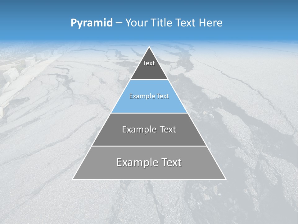 Rock Damage Broken PowerPoint Template