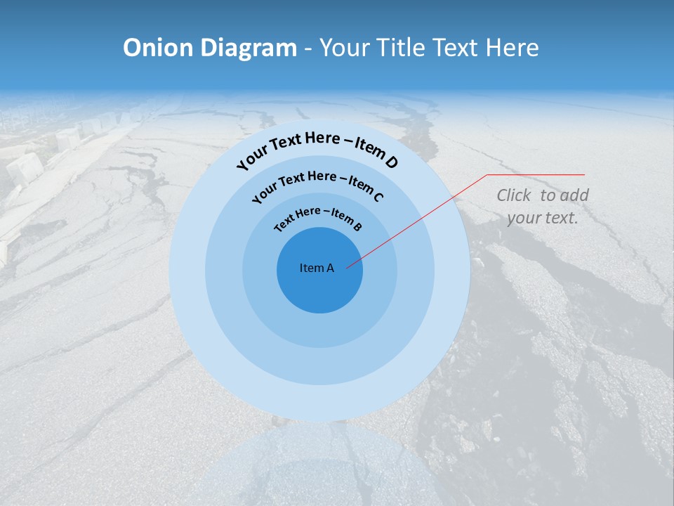 Rock Damage Broken PowerPoint Template