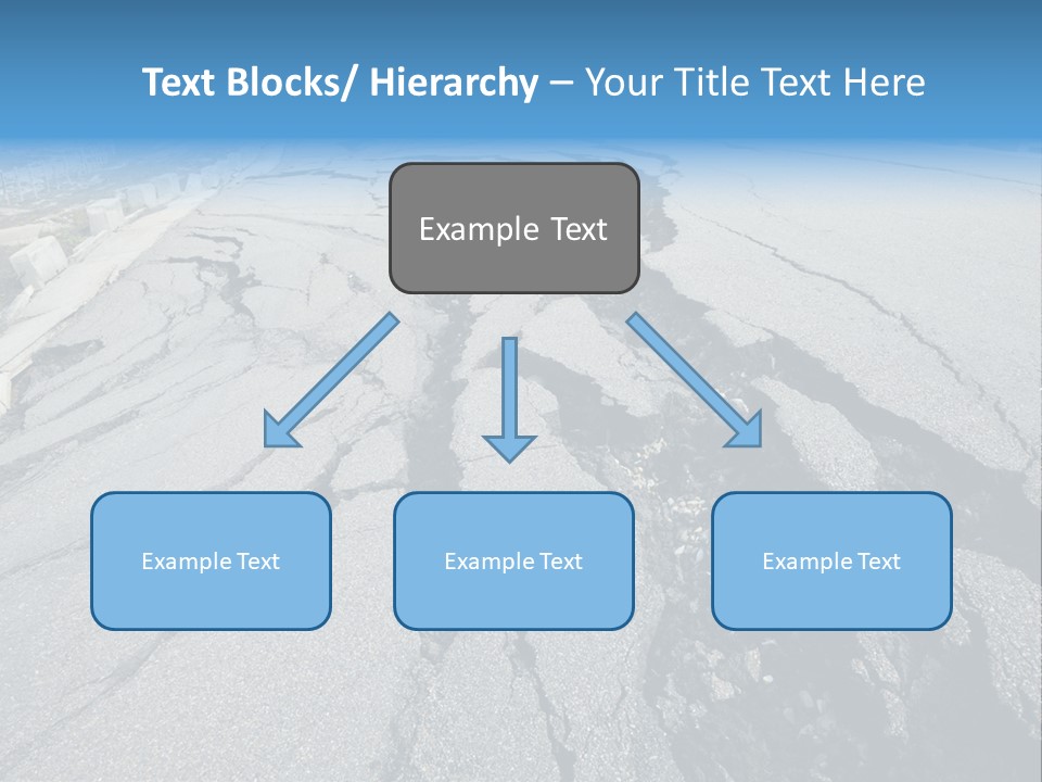 Rock Damage Broken PowerPoint Template