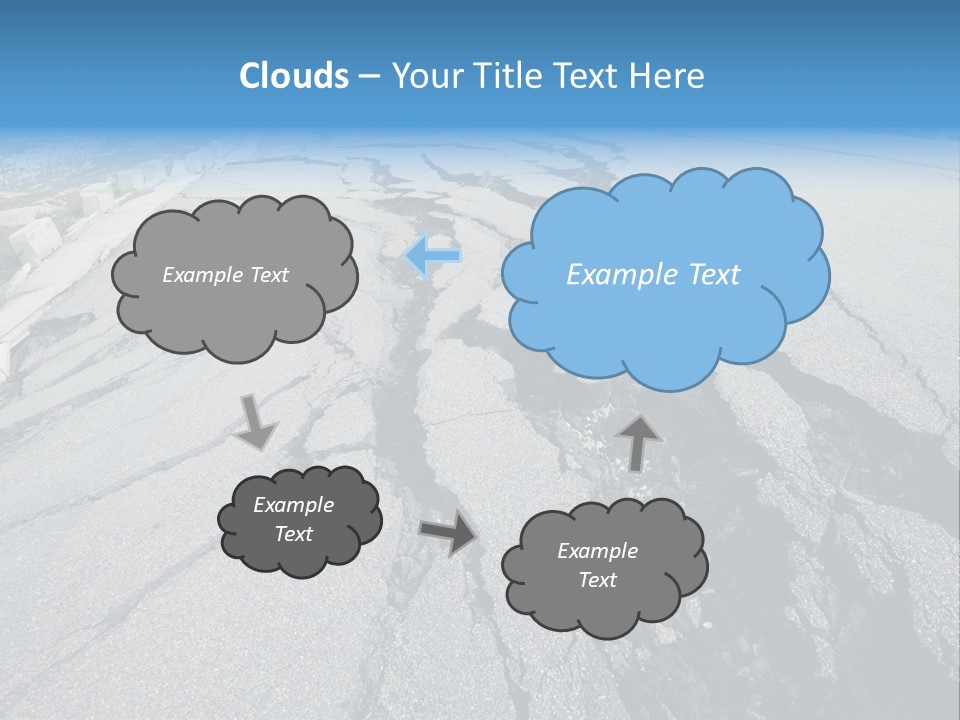 Rock Damage Broken PowerPoint Template
