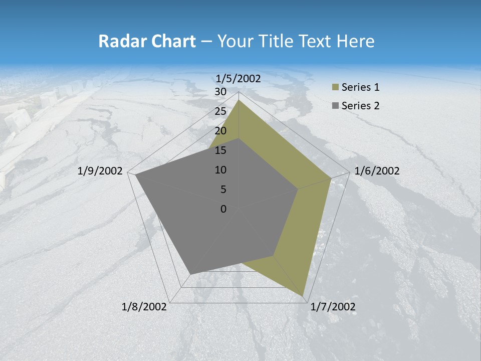 Rock Damage Broken PowerPoint Template