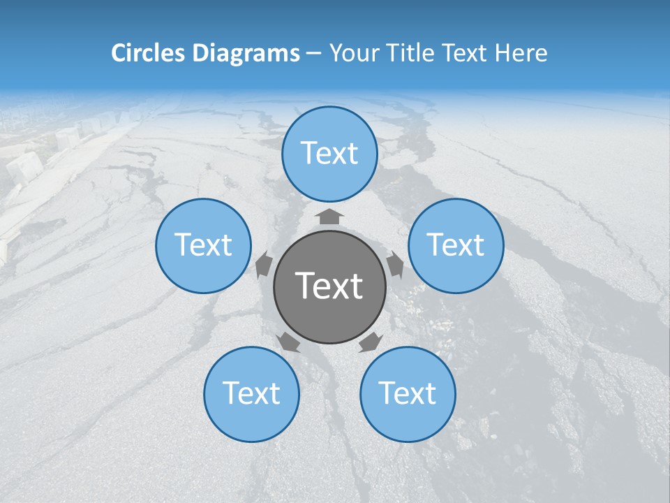 Rock Damage Broken PowerPoint Template