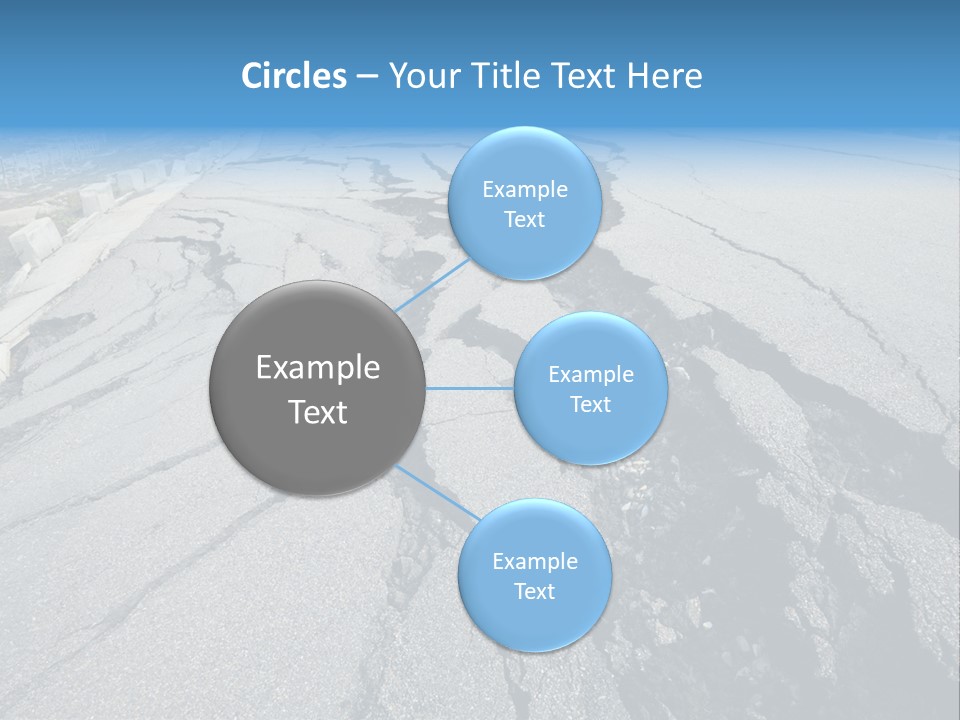 Rock Damage Broken PowerPoint Template