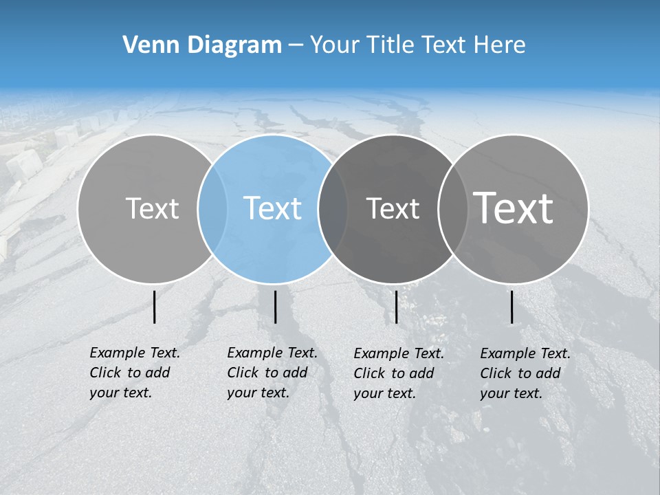 Rock Damage Broken PowerPoint Template