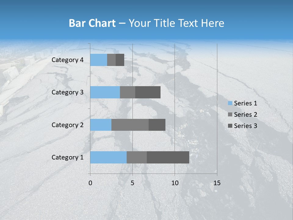 Rock Damage Broken PowerPoint Template