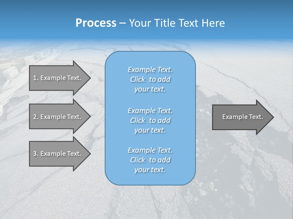 Rock Damage Broken PowerPoint Template