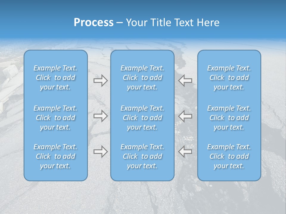Rock Damage Broken PowerPoint Template