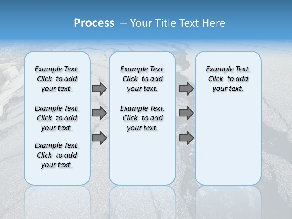 Rock Damage Broken PowerPoint Template