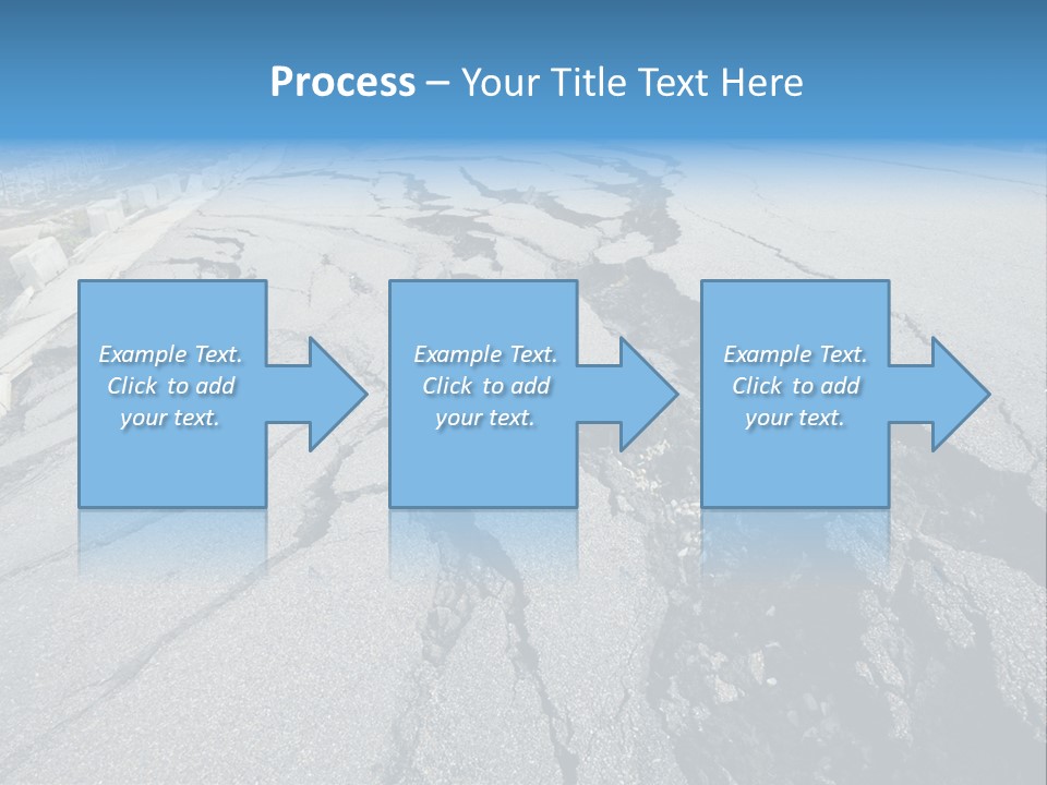 Rock Damage Broken PowerPoint Template
