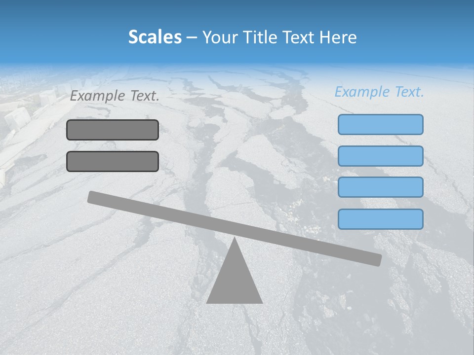 Rock Damage Broken PowerPoint Template