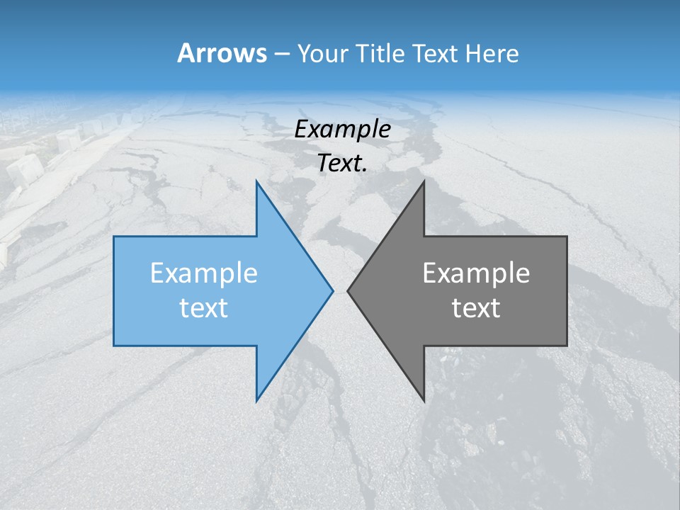Rock Damage Broken PowerPoint Template