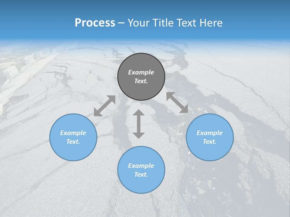 Rock Damage Broken PowerPoint Template