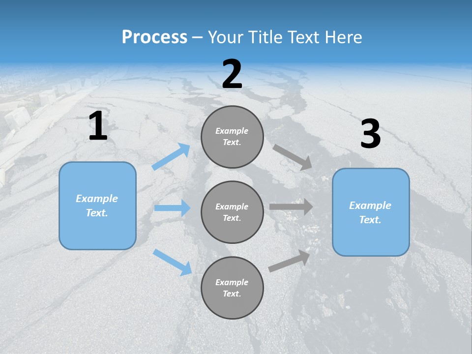 Rock Damage Broken PowerPoint Template