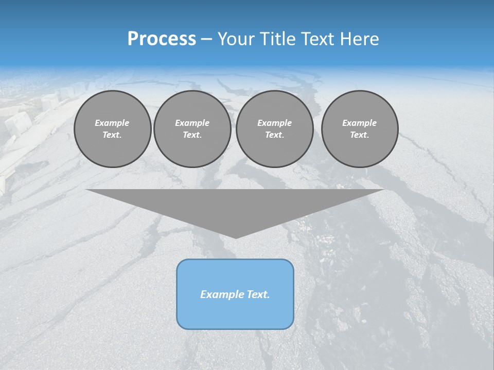 Rock Damage Broken PowerPoint Template