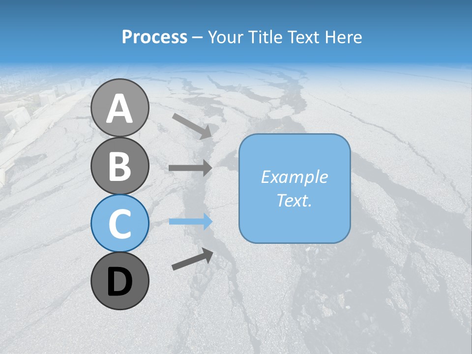 Rock Damage Broken PowerPoint Template